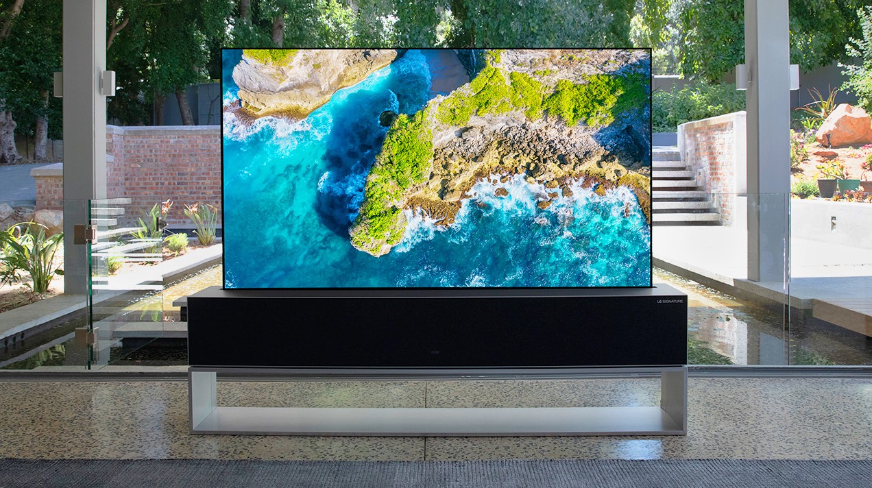 I just tried LG’s $100,000 rollable OLED TV — here’s what it’s like