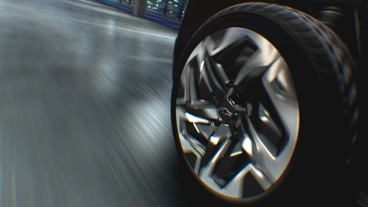 Chevy shows off its slick electric Silverado Four-Wheel Steer option