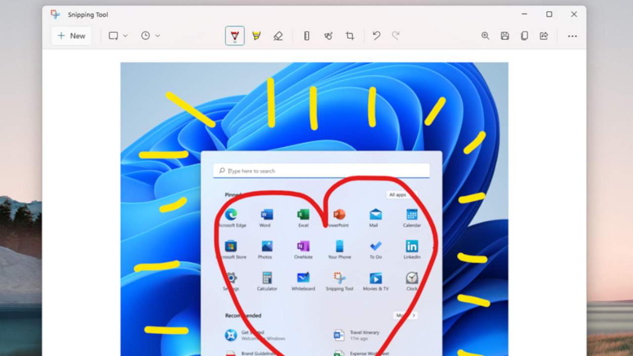 First Windows 11 apps include a new Sniping tool, new visual styles