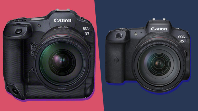 Canon EOS R3 and Canon EOS R5
