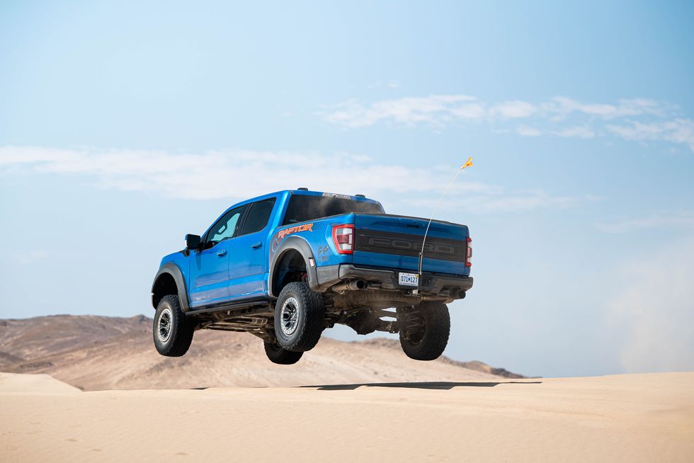 2021 Ford F-150 Raptor Chases the TRX