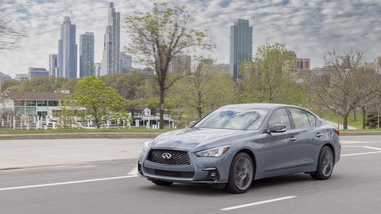 2022 Infiniti Q50 gets standard leather, Bose audio, and wireless CarPlay