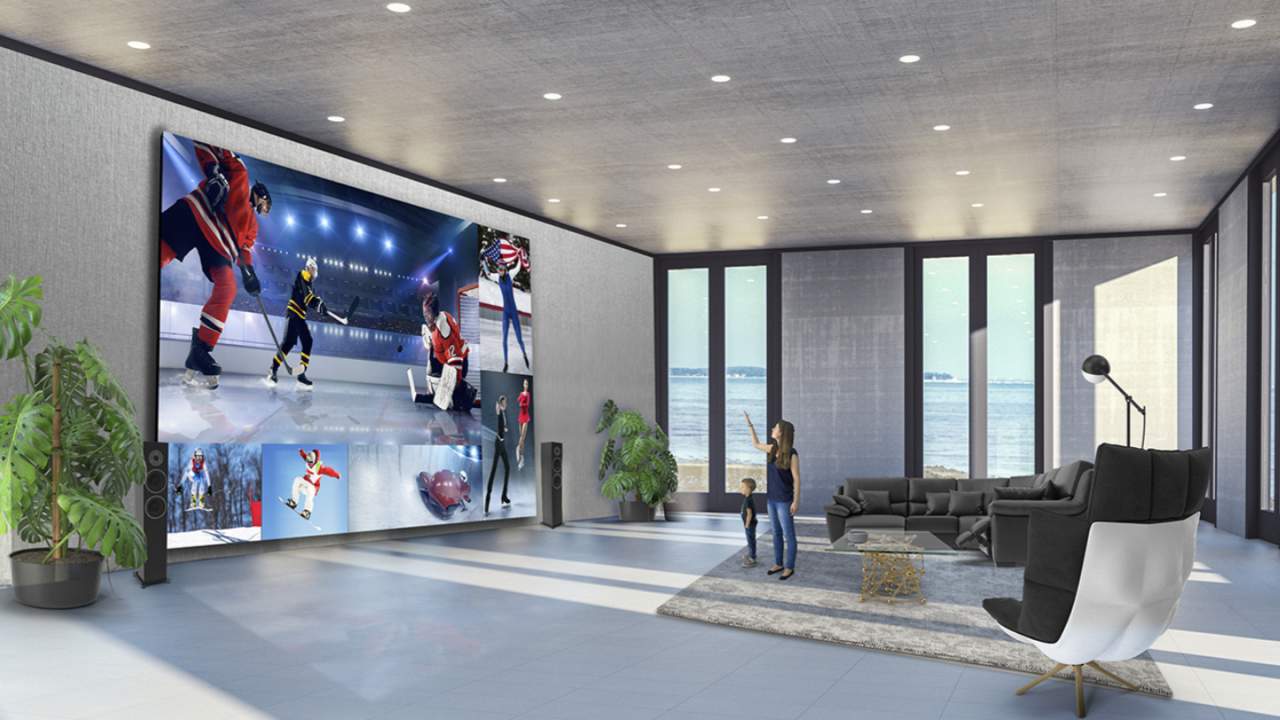 LG DVLED Extreme Home Cinema turns your wall into a 325-inch 8K TV
