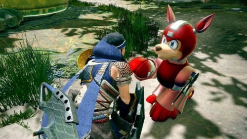 Latest Monster Hunter Rise crossover adds Mega Man’s dog Rush