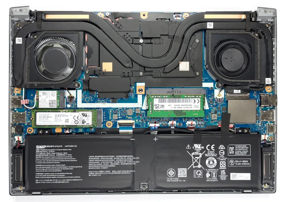 Inside Acer Predator Triton 300 SE (PT314-51s)
