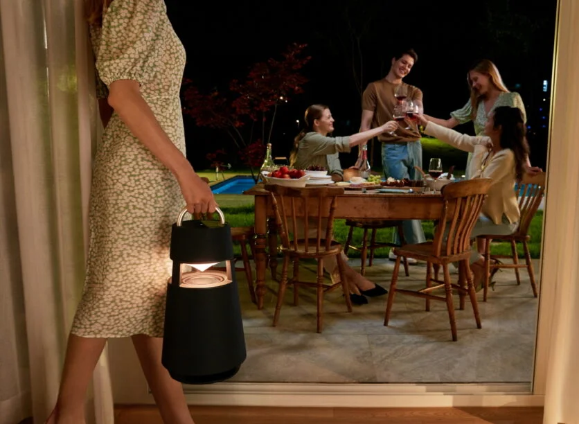 LG’s XBOOM 360 is a powerful speaker disguised as a lantern