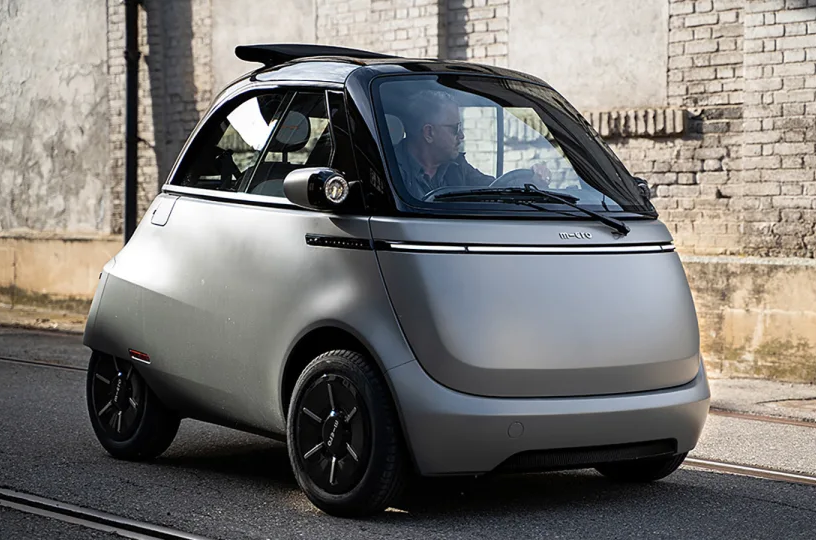 Microlino electric production car breaks cover