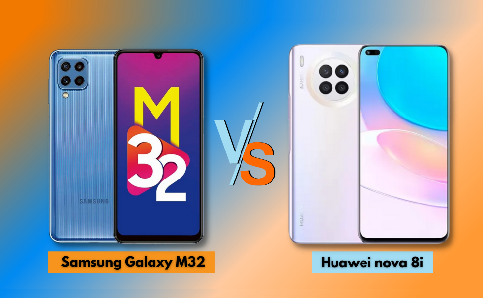 Samsung Galaxy M32 vs Huawei nova 8i