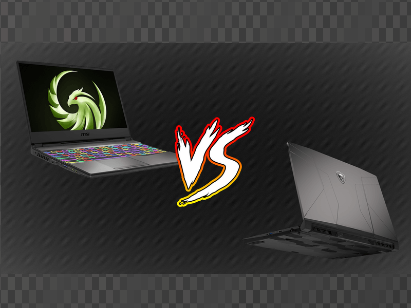 MSI Alpha 15 (B5Ex) vs MSI GL66 Pulse