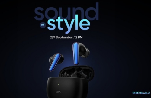 DIZO Buds Z TWS earphones are coming on September 23, design and features revealed
