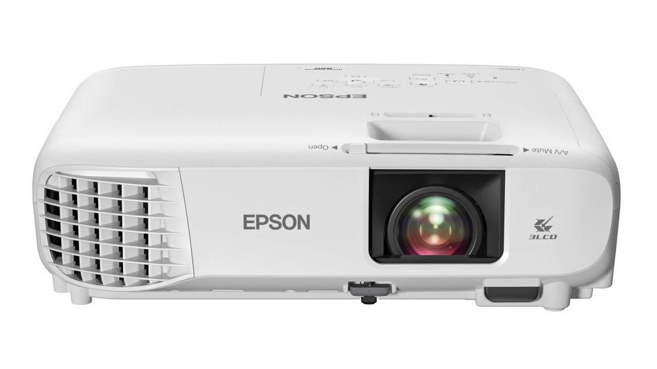 Epson 880X 3LCD 1080p projector features integrated Android TV and