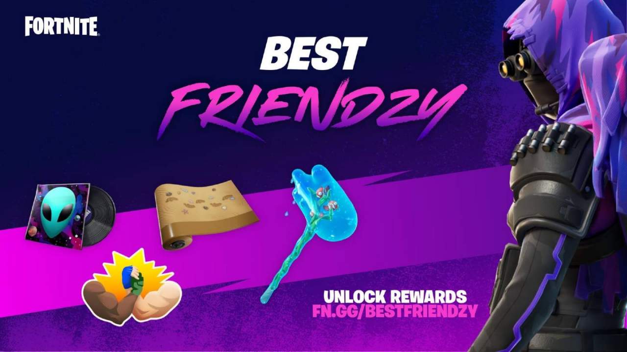 Fortnite Best Friendzy offers teammates free rewards they win together
