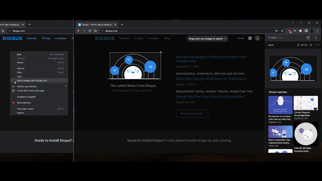 Google Lens on desktops might come as part of Google Search