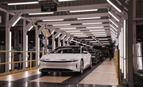 Production of the 2022 Lucid Air EV Started Today