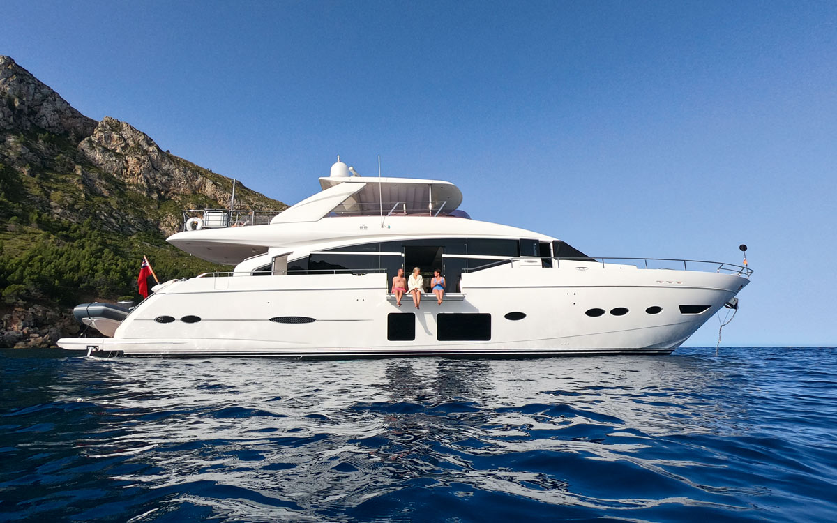 princess 88 yacht charter