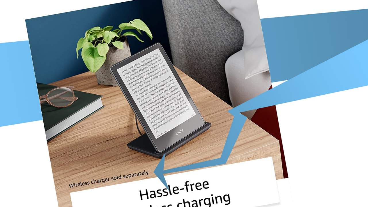Kindle Paperwhite Signature Edition wireless charger