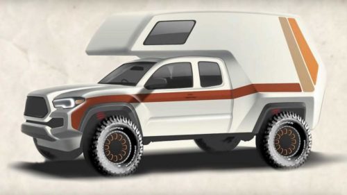 Toyota Tacozilla inspired by 1970s Chinook campervans to debut at SEMA