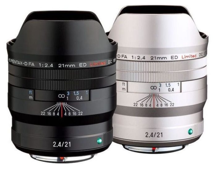 Ricoh HD PENTAX-D FA 21mm f/2.4 ED Limited DC WR Lens