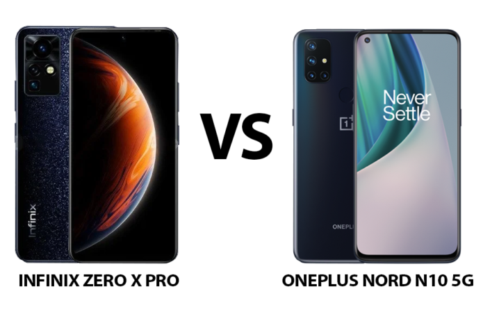 Infinix Zero X Pro vs OnePlus Nord N10 5G