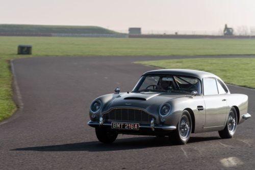 Aston Martin DB5 Stunt Cars from ‘No Time to Die’ Prove Mettle on Silverstone Track