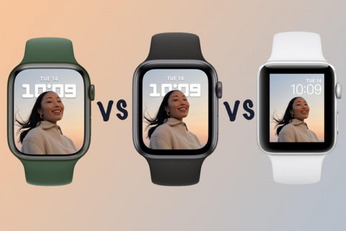 Apple Watch Series 7 vs Series 6 vs Watch SE vs Series 3