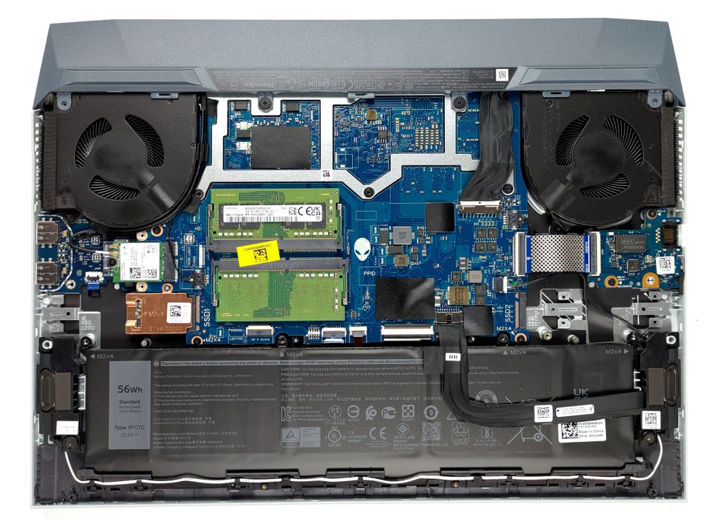 Inside Dell G15 5515 Ryzen Edition – disassembly and upgrade options ...