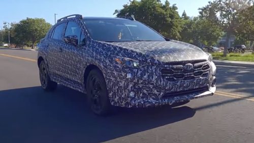 2023 Subaru XV spied testing