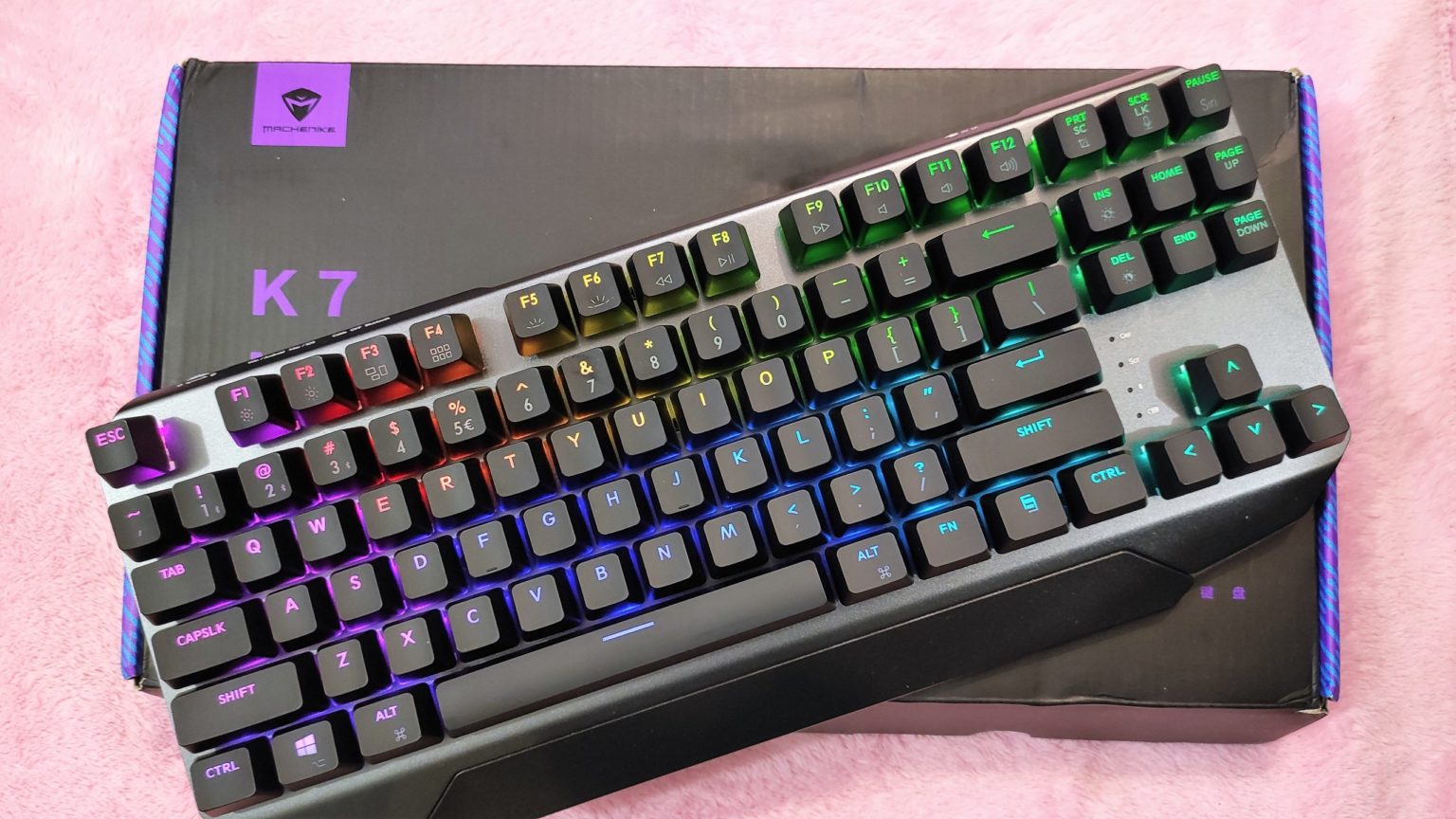 Machenike K7 Mechanical Wireless Gaming Keyboard Hands-On Review ...