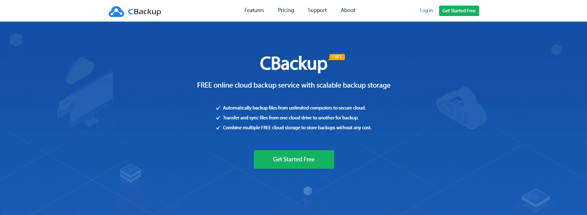 Cloud-to-Cloud Backup Service