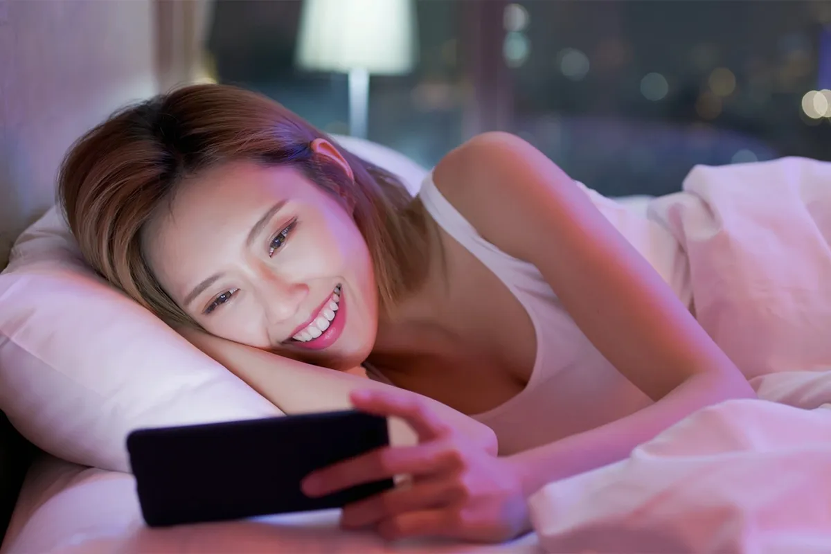 watching movies on phone