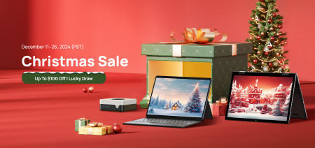 CHUWI Christmas Sale: Win Up to $100 Off in the Lucky Draw + Special Holiday Discounts!