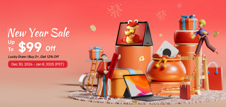 Chuwi New Year Promotion: Up To $99 Off Lucky Draw | 12% Off