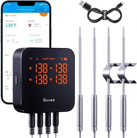 Govee B5198 Wireless Meat Thermometer with 4 Probe Now on Amazon