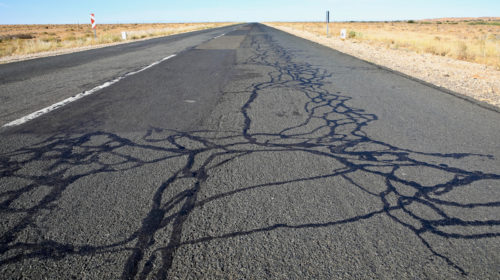 Those ‘Squiggly Black Lines’ On The Road Are Called Tar Snakes – Here’s What They Mean