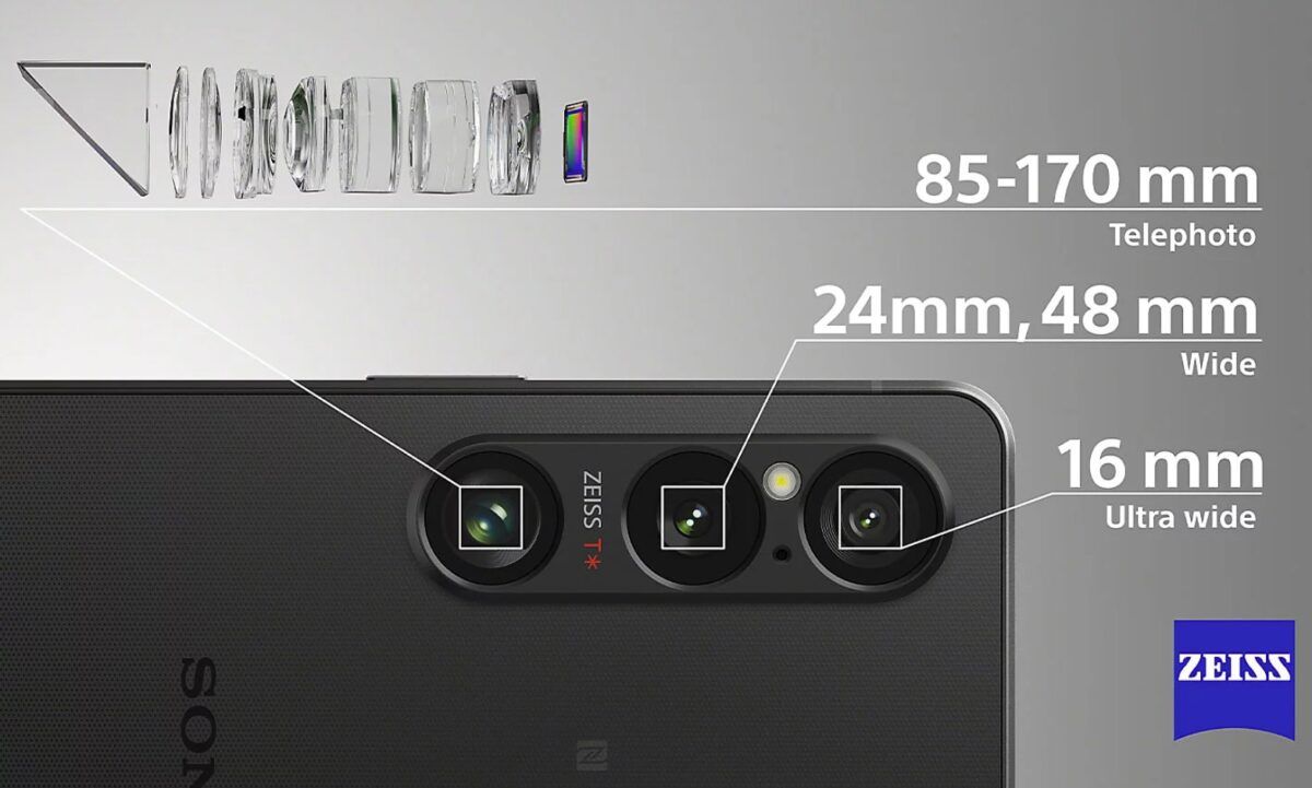 SONY Xperia 1 VII mobile phone is fully equipped with Exmor T sensor after exposure