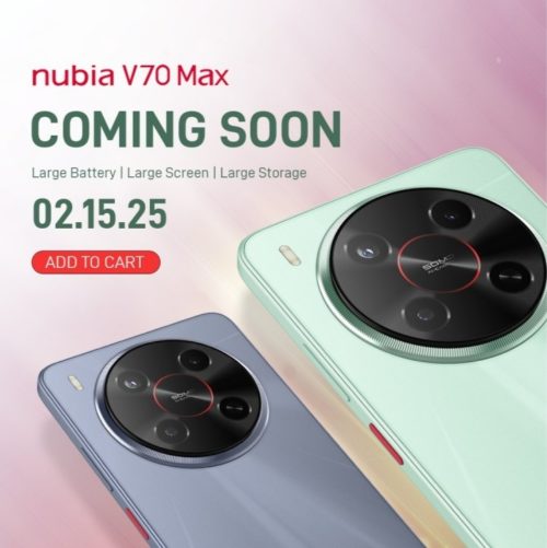 Nubia V70 Max mobile phone fixed file on February 15 overseas Released