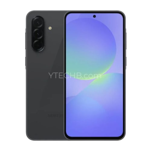 Samsung Galaxy A36 mobile phone rendering exposure: Snapdragon 6 Gen 3 chip, four colors