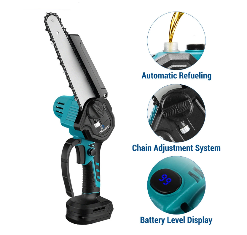 Drillpro 8-Inch Brushless Electric Chainsaw Review: Compact Power for Effortless Yard Work