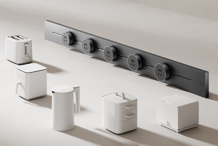 Xiaomi track socket open crowdfunding: 8000W high power, rotary power, 289 yuan starting