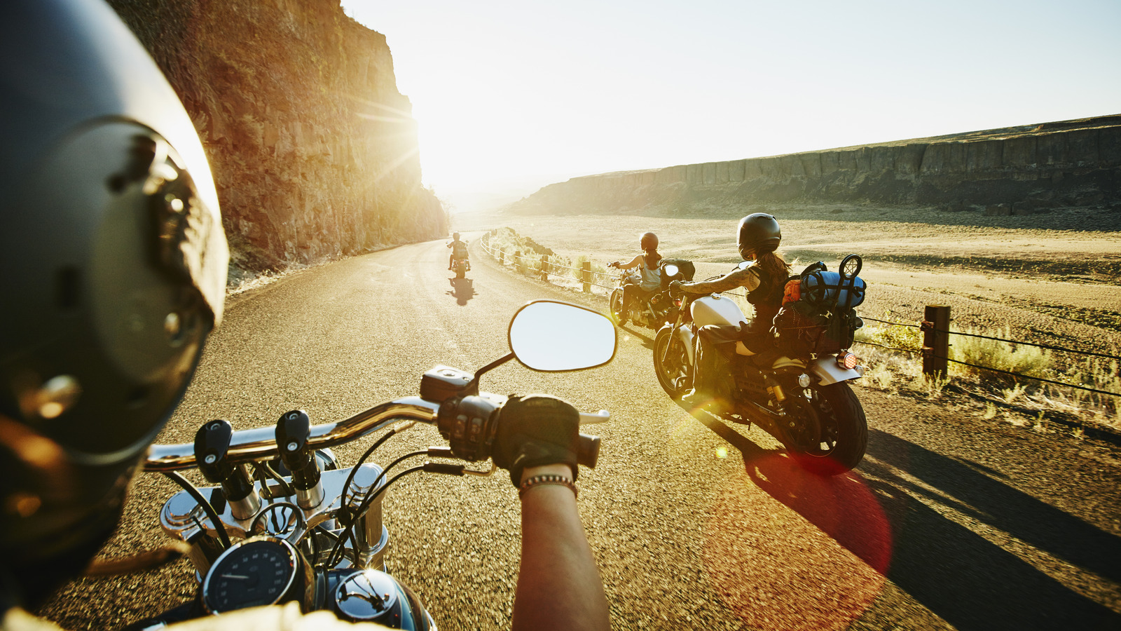 What Does It Mean When A Biker Opens And Closes Their Left Fist?