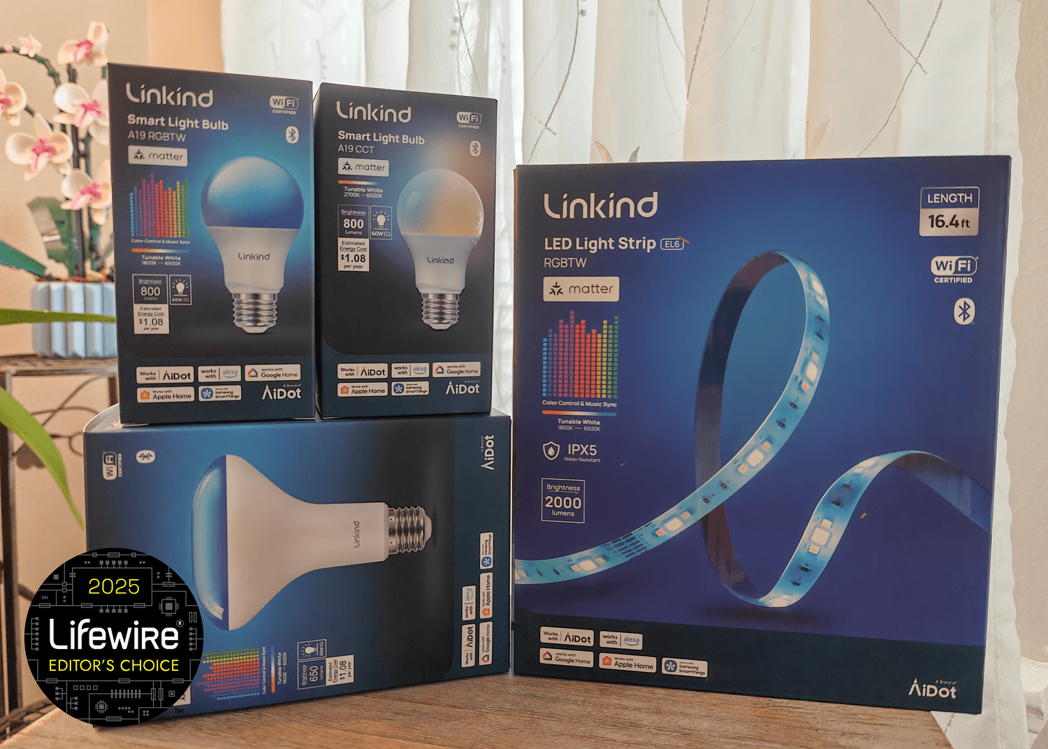 Level Up Your Aesthetic: Linkind Smart Bulbs Change Colors, Sync to Music, and More