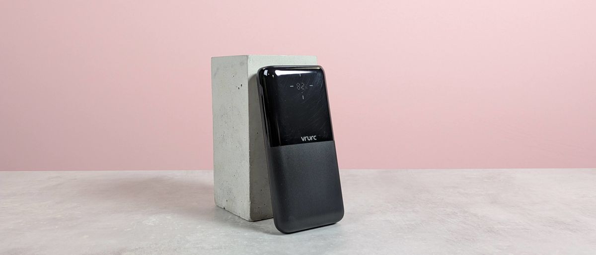 I liked the capacity and number of ports on the VRURC 20000mAh 20W Power Bank, but it’s a little too bulky for very light travel