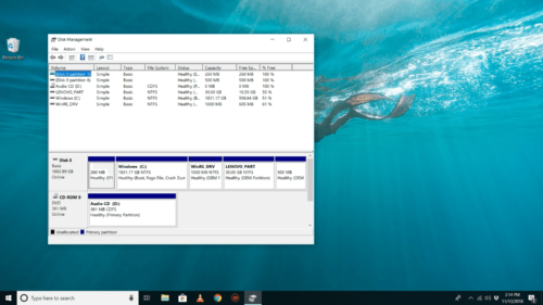 Open Disk Management with diskmgmt.msc Command