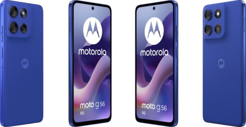 The Renderings of MOTOROLA Moto G56 5G mobile phone have been exposed again