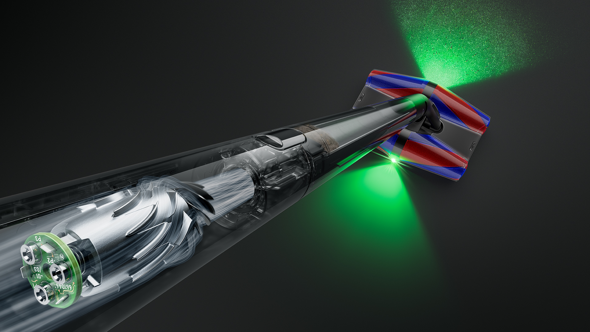 Dyson’s new vacuum is as thin as a broom handle and appears to float across the floor