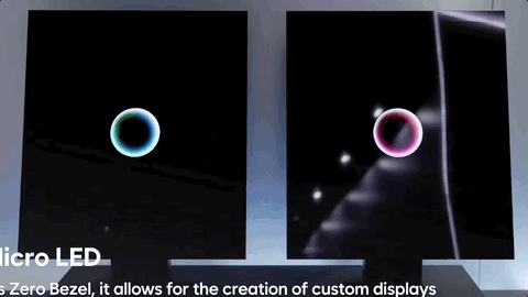 No bezel, no problem – two LG Display Micro LEDs can instantly look like one wide-screen display