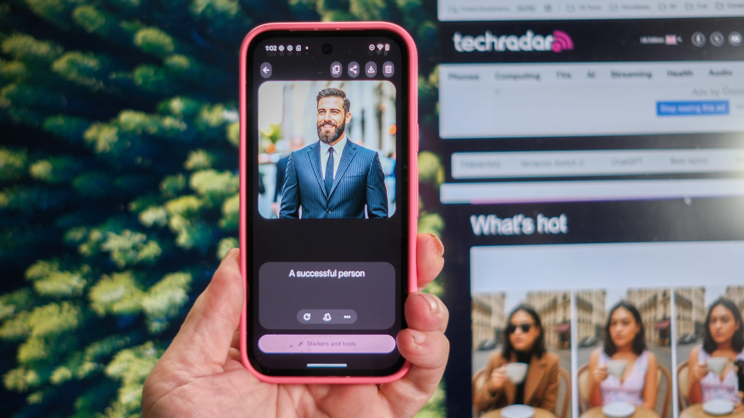 I asked the Google Pixel 9a to make an image of a successful person and the results were depressingly predictable