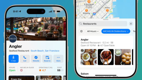 Apple Maps gets a tasty Michelin star restaurant upgrade, but it still lacks one important Google Maps ingredient