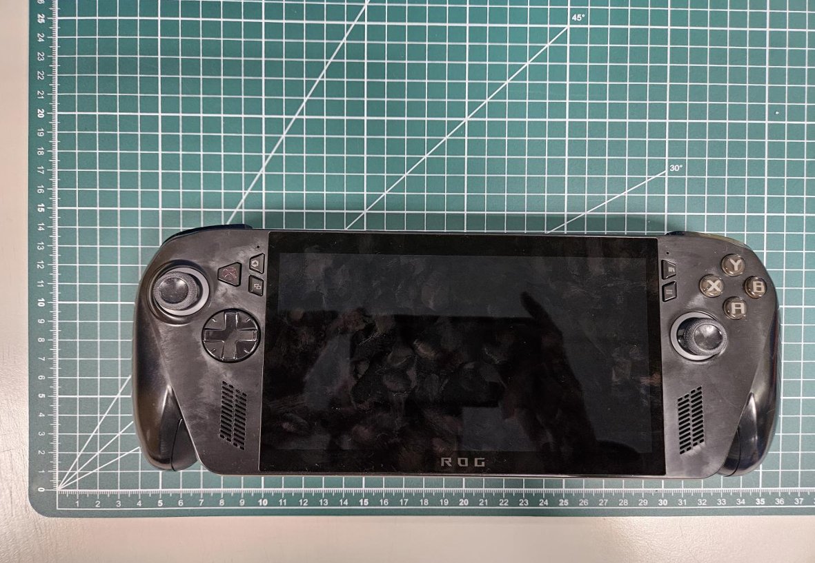 Asus ROG Ally 2 Handheld Game Console Exposed: Black and white, equipped with Xbox buttons