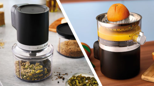 KitchenAid’s new juicer and food chopper will eliminate the tangle of cords in your cupboards